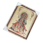 Goddess Kali Mata Standing On Lord Shiva Photo Frame - 12 × 10 Inches | For Pooja Temple | Home Decor And GIfts