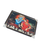 Lord Krishan And Goddess Radha Photo Frame - 20 × 13 Inches | For Pooja Temple | Home Decor And Gifts