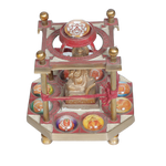 Sri Ashtavinayak ( Eight Ganesha ) Yantra Chowki - 5 × 5 Inches