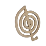 Reiki Power Symbol Cho Ku Rei Metal Wall Art - 5 × 4 Inches