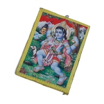 Lord Kaal Bhairav Photo Frame - 7 × 5 Inches | For Pooja Temple | Home Decor And Gifts