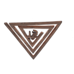 Copper Triangle Vastu Helix - 4 × 5 Inches