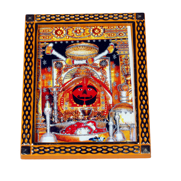 Shree Salasar Balaji Photo Frame - 8 x 6 Inches | For Pooja Temple And Home Decor