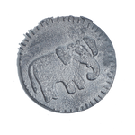 Lead Ranga Elephant Haathi for Lal kitab red book and astrological - 1 × 1 Inches