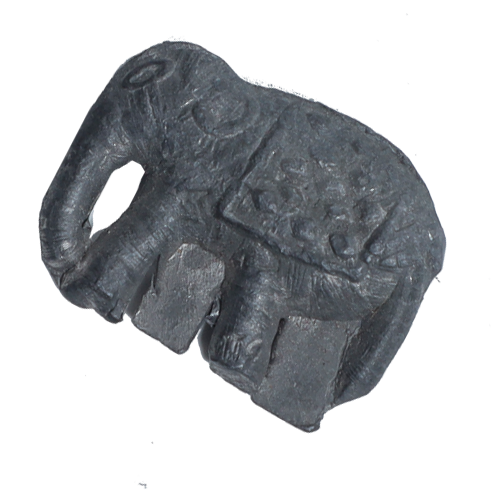 Green Granite Stone Elephant- 1 × 1 Inches