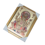Lord Ganesha Photo Frame - 12 × 10 Inches | For Pooja Temple | Home Decor And Gifts