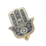 Filigree Hamsa Hand Incense Holder - 2.5 × 1.5 Inches