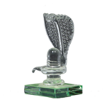 Handcrafted Glass Shiva Lingam Shiv Ling Idol for Daily Pooja and Home Decor