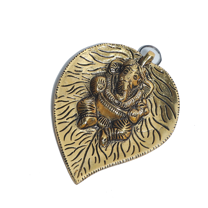 Shalinindia Indian Brass Ganesha - 5 × 4 Inches