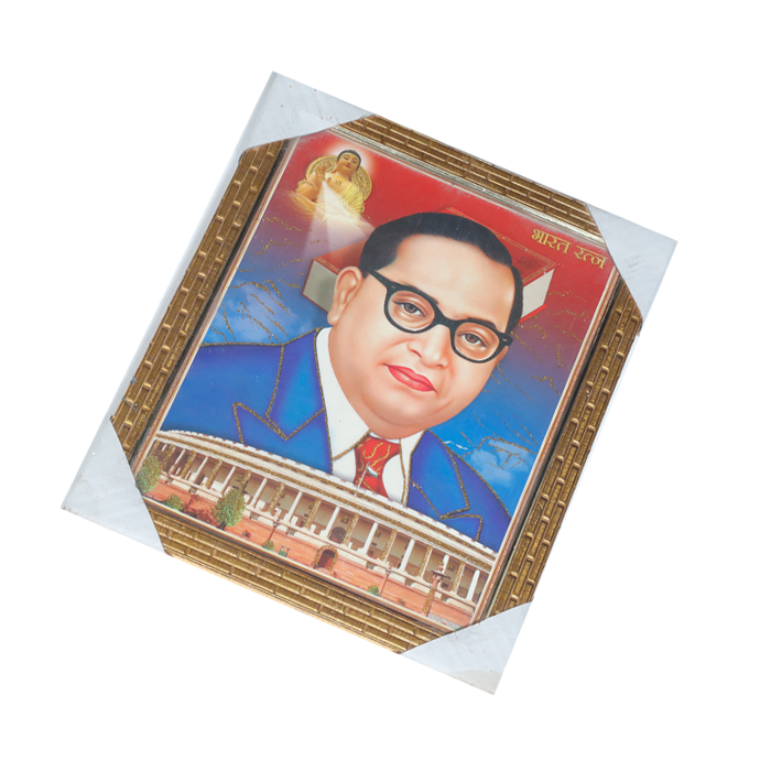 Dr. Bhim Rao Ambedkar And Photo Frame - 11 × 10 Inches | For Educational Institutions | Home Decor | Public Places And Gifts