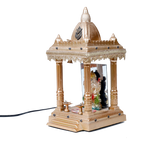 Ganesh JI - 11 × 6 Inches | Golden Floor Rested Home Temple Light