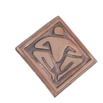 Copper Vastu Purush- 4 × 4 Inches