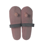 Tibetan wooden sandals worn by Buddhist monks