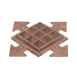 Copper South Direction Helix - 6 × 6 Inches