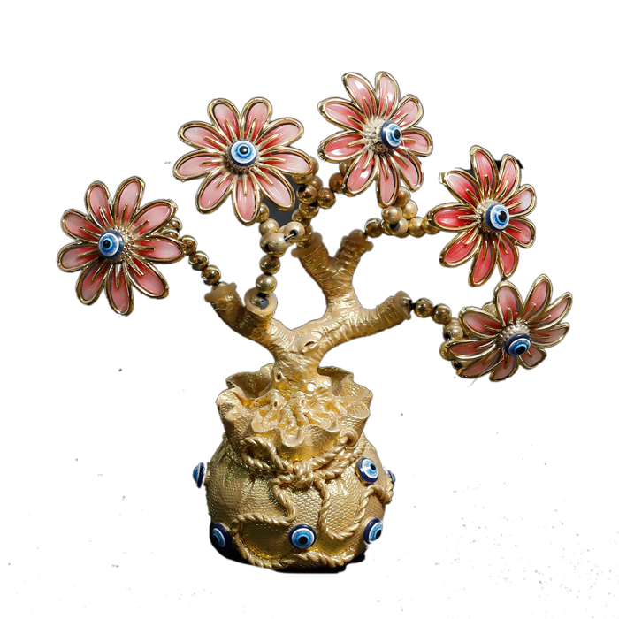 Pink tree-6 × 6 Inches