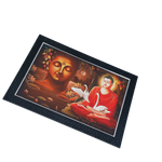 Lord Buddha Ji Photo Frame - 14 × 20 Inches | For Pooja Temole | Home Decor And Gifts