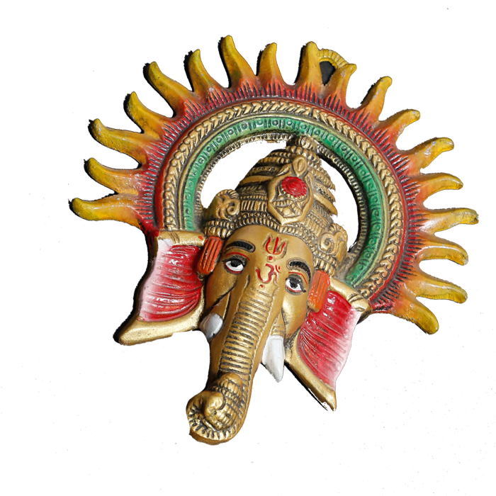 Ganesh mukh- 9 × 8Inches