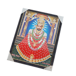 Jai Shree Shyam Baba Photo Frame - 17 x 13 Inches | For Pooja Temple | Home Decor And Gifts