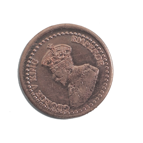 India George V King Emperor Coin 1934 - 1 × 1 Inches