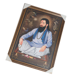 Sant Ravidas Maharaj Photo Frame - 30 × 23 Inches | For Pooja Temple | Home Decor And Gifts