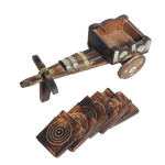 Wooden Coaster - 11 × 4 Inches