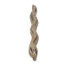 brass snake pendant - 3 × 1 Inches