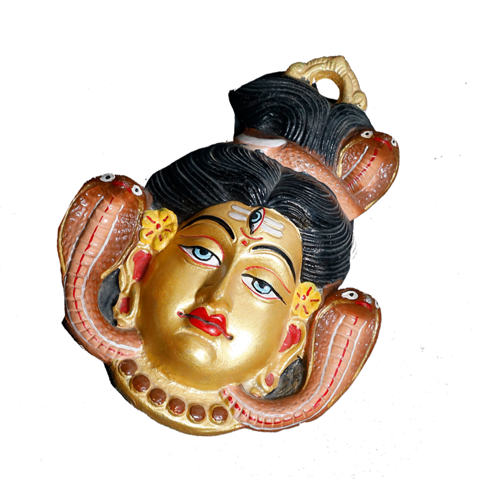 Shiv Ji Mukh - 8 × 7 Inches