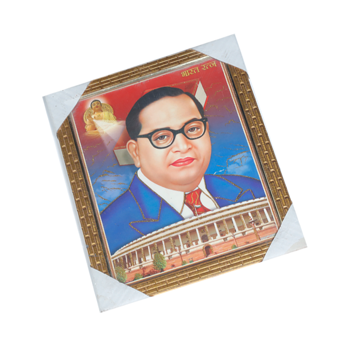 Dr. Bhim Rao Ambedkar And Photo Frame - 11 × 10 Inches | For Educational Institutions | Home Decor | Public Places And Gifts
