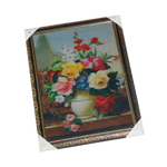 Flower Painting 3D Photo Frame - 14 × 17 Inches