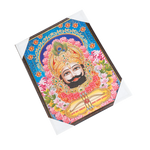 Jai Shree Shyam Baba Photo Frame - 25× 19 Inches | For Pooja Temple | Home Decor And Gifts