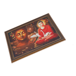 Lord Buddha JiPhoto Frame - 14 × 20 Inches | For Pooja Temple | Home Decor And Gifts
