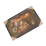 Goddess Radha And Lord Krishan Photo Frame - 13 × 19 Inches | For Pooja Temple | Home Decor And Gifts