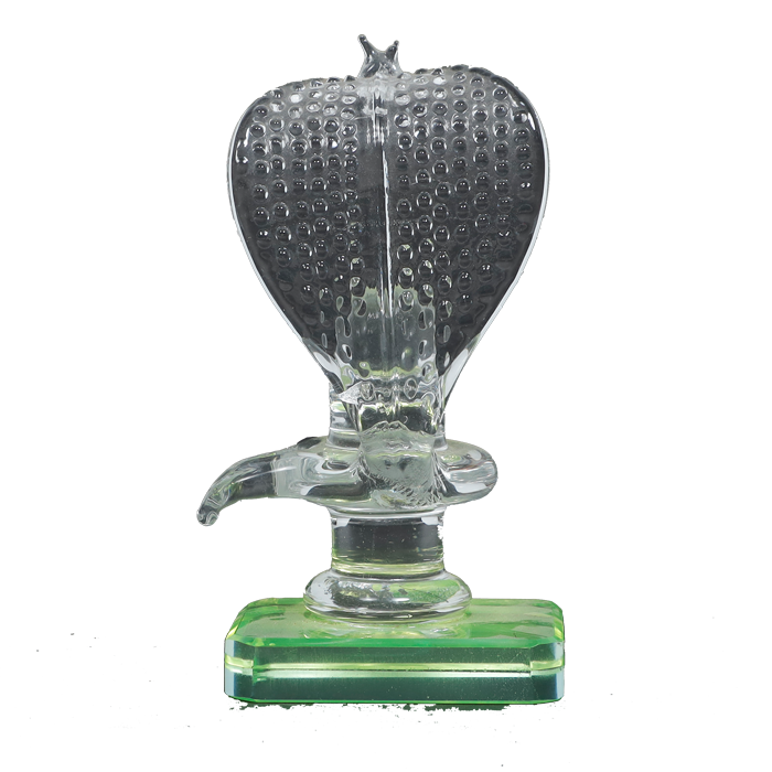 Handcrafted Glass Shiva Lingam Shiv Ling Idol