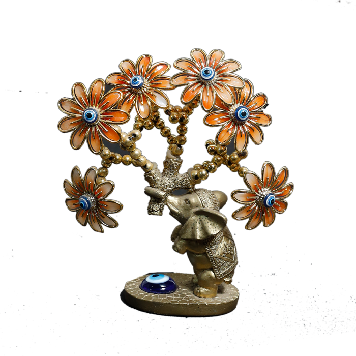Golden Red tree Animal -5 × 5 Inches