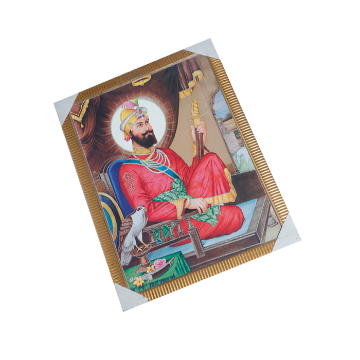 Guru Gobind Singh Photo Frame - 20 × 26 Inches | For Pooja Temple | Home Decor And Gifts