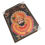 Shree Shyam Baba Photo Frame - 20 × 13 Inches | For Pooja Temple | Home Decor And Gifts