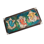 Lord Ganesha Photo Frame - 20 × 40 Inches | For Pooja Temple | Home Decor And Gifts