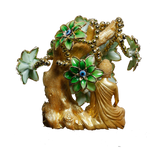 Golden Evil Eye Tree Buddha