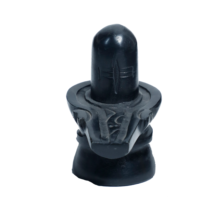Shivling Black -4 × 4 Inches