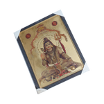 Lord Shiva Shankar Bholenath Photo Frame - 17 × 13 Inches | For Pooja Temple | Home Decor And Gifts