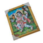 Lord Koshtak Kaal Bhairav/Bhairon Baba Bhairavnath Photo Frame - 12 × 10 Inches | For Pooja Temple | Home Decor And Gifts