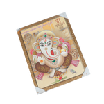 Lord Ganesha Photo Frame - 17 × 13 Inches | For Pooja Temple | Home Decor And Gifts