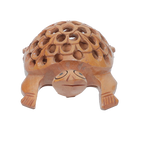 Wooden Tortoise - 3 × 1.5 Inches