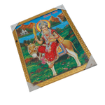Goddess Sheetala Mata Photo Frame - 17 x 13 Inches | For Pooja Temple | Home Decor And Gifts