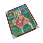 Goddess Sheetala Mata Photo Frame - 17 x 13 Inches | For Pooja Temple | Home Decor And Gifts