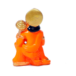 Hanuman Ji Sindoor Wale Marble Dust Murti Idol - 3 x 2 Inches | For Pooja Temple And Home Decor