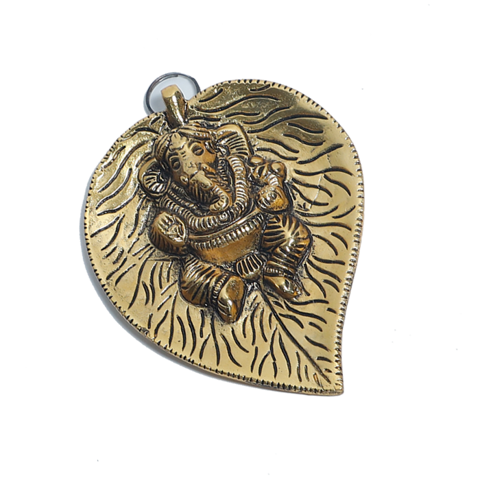 Shalinindia Indian Brass Ganesha - 5 × 4 Inches