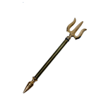 Brass Trishool - 25 × 5 Inches | 15 × 3 Inches