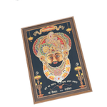 Jai Shree Shyam Baba Photo Frame - 14 × 20 Inches | For Pooja Temple | Home Decor And Gifts