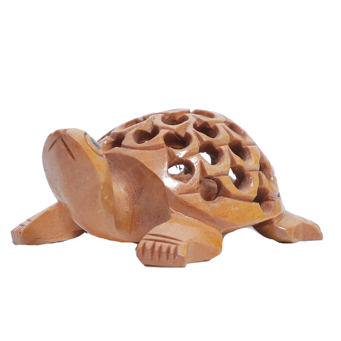 Wooden Tortoise - 2 × 2Inches